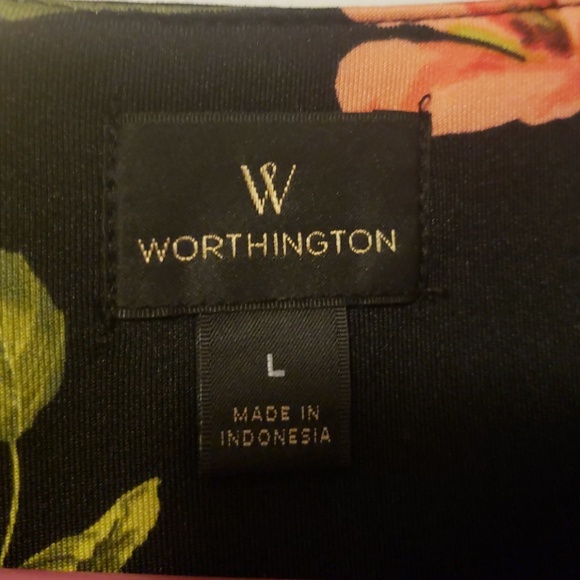 Black dress with flower print sundress spring - Picture 3 of 3